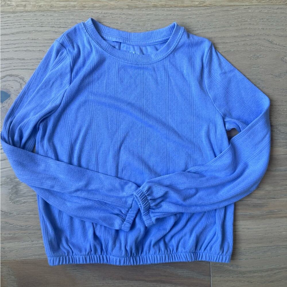 Cat & Jack Long Sleeve Knit Top Purple S